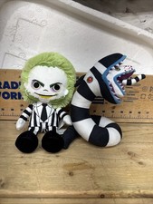 BEETLEJUICE 2 Movie Plush 10  Sandworm, Beetle Juice  Lot of 2 