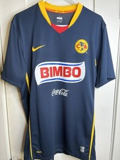 Camiseta deportiva Club América Águilas 2008-09 Nike Fit Away hecha en Portugal adulto XL
