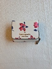 Brand New Kate Spade Staci Tea Garden Tri-Fold Wallet