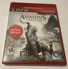 Assassin's Creed III Greatest Hits  (Sony PlayStation 3, 2012)