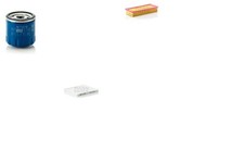 MANN-FILTER Inspektionspaket Filtersatz L Partikelfilter Anschraubfilter M20x1.5