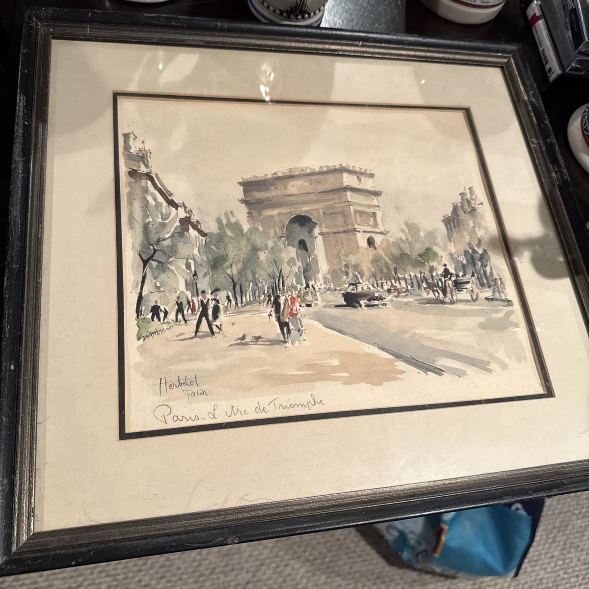 Paris Original Art Watercolor Painting Paintings for sale | eBay