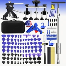 Professional Paintless Dent Repair Kit Car Body/Hail Damage Tool Set (135-Piece)