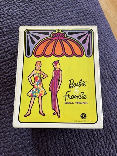 New ListingVTG 1960’s Barbie & Francie Doll Case W/Clothes Accessories lot, Ken: As Is.