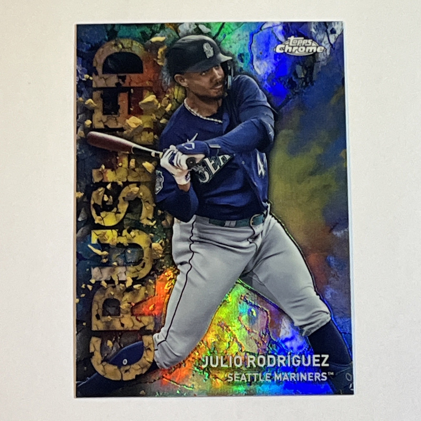 2023 Topps Chrome Update Series - Crushed Julio Rodriguez #C-2