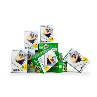 10x Fuji Instax Mini Film Sofortbildfilm Doppelpack 200 Bilder  8 9 50 70 90 11