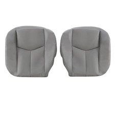 922 Microfiber Leather Driver  Passenger Bottom Replacement seat Cover Gray