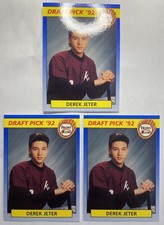 1992 Front Row Draft Derek Jeter Lot Of 3