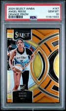 2024 PANINI SELECT WNBA ANGEL REESE (RC) ORANGE PRIZM 58/125 #147 PSA 10