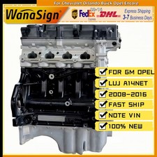 Turbo 1.4T LUJ A14NET Engine Long Block For Chevrolet Orlando Buick Encore 08-16