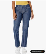 Riders By Lee Women  s Relaxed Fit Straight Leg Jean Size 16P