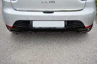 Maxton Design Diffusor Flaps Passend FüR Renault Clio Mk4 Schwarz Hochglanz