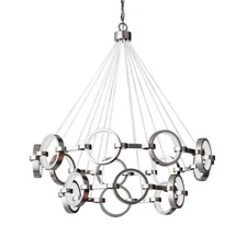 Craftmade 59315 Context 36"W LED Waterfall Chandelier - Chrome