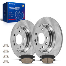 Kax Rear Brake Pad Rotor Kit Brake Pads Brake Rotor Ceramic Brake Pads For