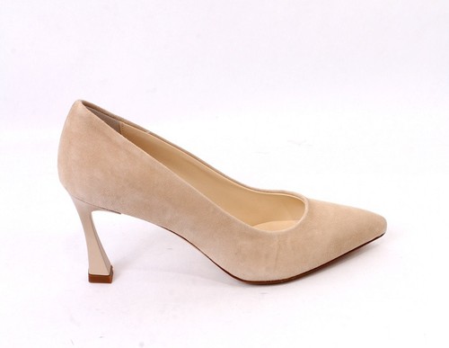 Gianni Ferrante 559 Beige Leather Stiletto Heels Pointy Pumps 38.5 / US 8.5 - Picture 3 of 8