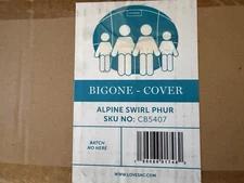 LoveSac Big One Cover, Squattaman Cover, and Footsac - Alpine Swirl Phur  NEW