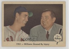 1959 Fleer Ted Williams Tom Yawkey 1951Williams Slowed by Injury #42 HOF 18x4