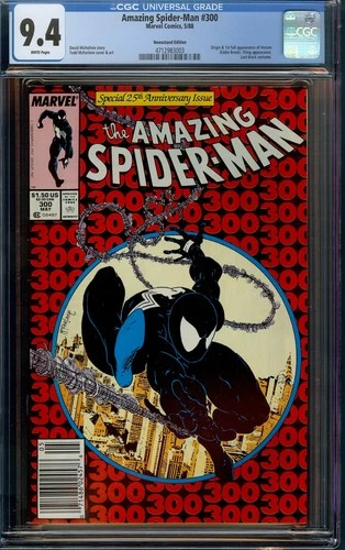 Amazing Spider-Man #300 Newsstand CGC 9.4 eBay Live w/Nik Thurs 8PM EST