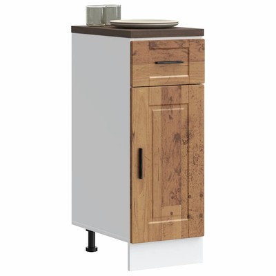 Küchenunterschrank Porto Sonoma-Eiche Holzwerkstoff Spülenunterschrank vidaXL