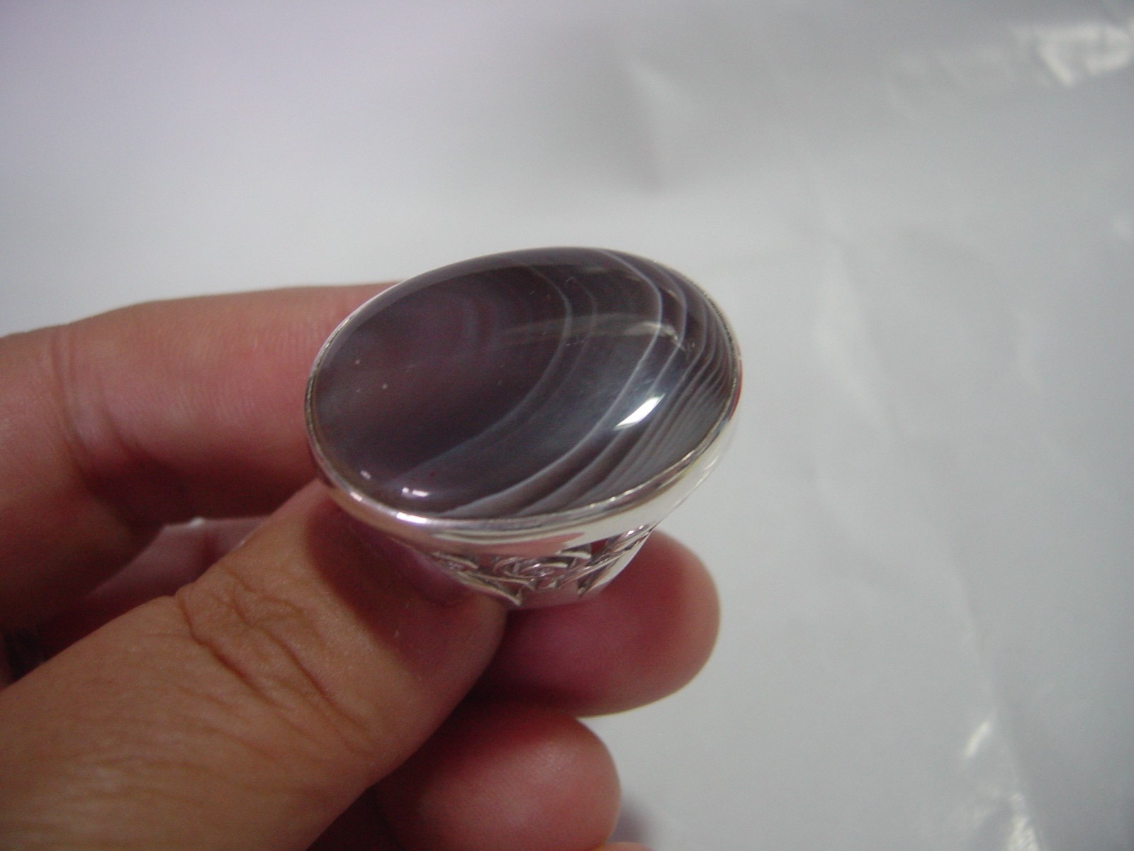vintage solid Silver Ring-exquisite massive rare … - image 5