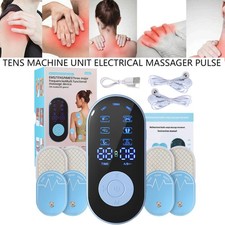 30 Levels Tens Unit Muscle Stimulator Machine Pulse Massager Therapy Pain Relief
