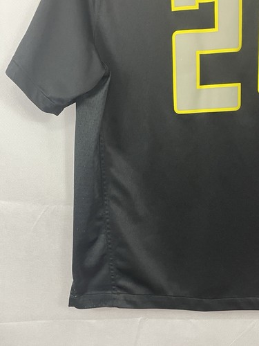 Nike Oregon Ducks Football Jersey #21 DeJuan Riggs Men’s Size XXL 2XL Black - Picture 12 of 22