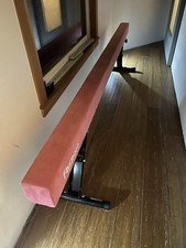 FBSPORT 8ft Adjustable Balance Beam: Beam Gymnastics Equipment for Kids/Adults