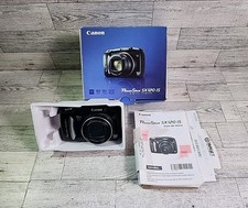 CANON PowerShot SX120 IS Compact Digital Camera 10MP 10x Zoom w/ Original Box