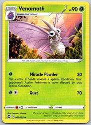 Venomoth 002/195 Silver Tempest Uncommon