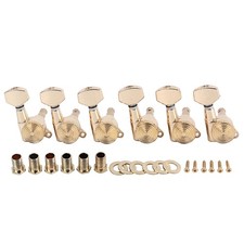 6R Guitar String Inline Tuning Pegs Locking Tuners Keys Machine Heads Heavy Duty