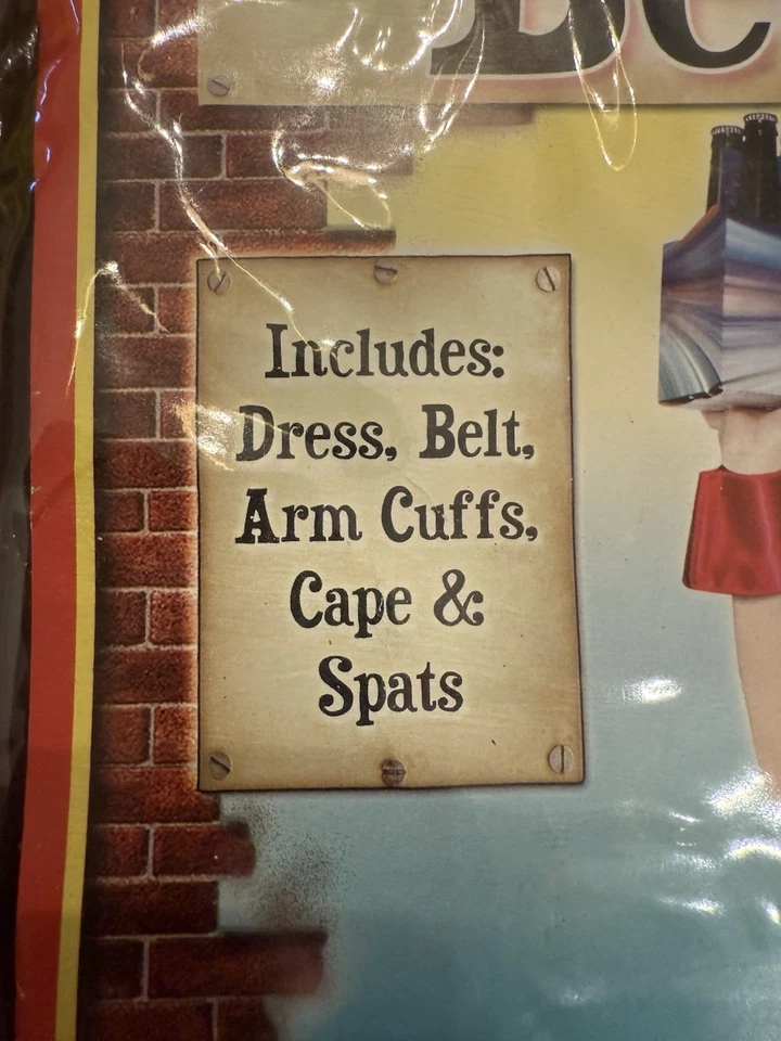 DISFRAZ DE NIÑA CERVEZA Halloween mujer talla 6-12 rasta imposta Foto 4 de 4