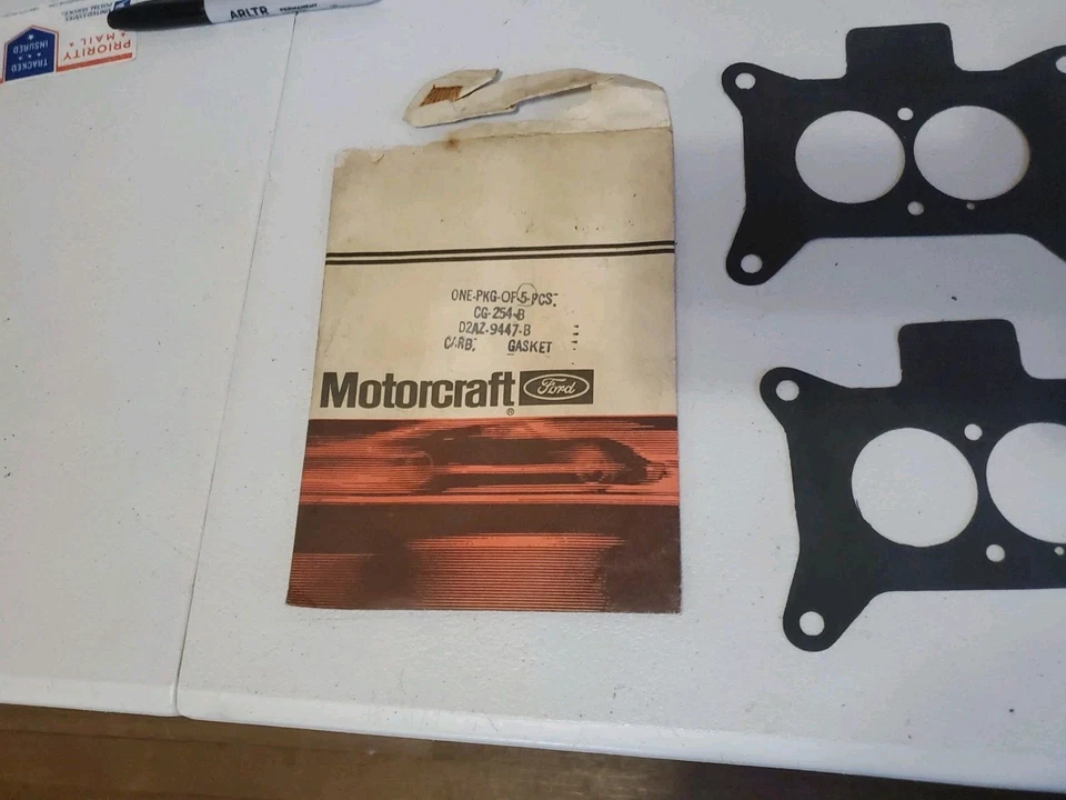 OEM Ford Torino Falcon Galaxie Bronco 289 302 Carb to Intake Gasket Pack Of 5 - Image 2 of 4