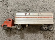 Smith Miller  Red Tractor w/PIE Pacific Intermountain Express Trailer Semi Truck