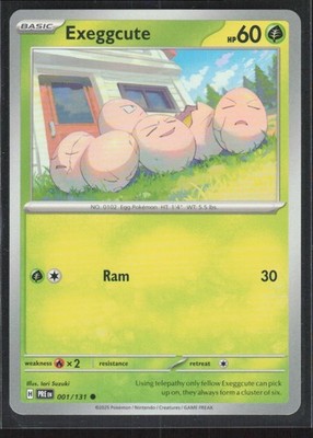 2025 Scarlet & Violet Series - Prismatic Evolutions Exeggcute Common #1