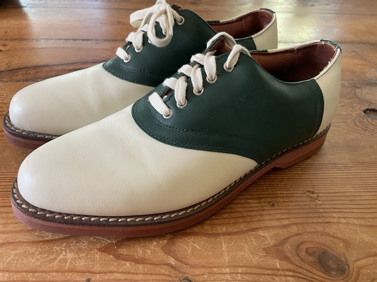 Polo Ralph Lauren x Crockett & Jones Bench Made Spectator Golf Shoes 8.5D NWOB Polo Golf Shoes for sale | eBay main image 2