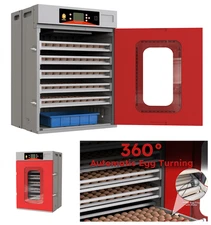 400-Egg Commercial Cabinet Incubator w/ Automatic Temperature & Humidity Control