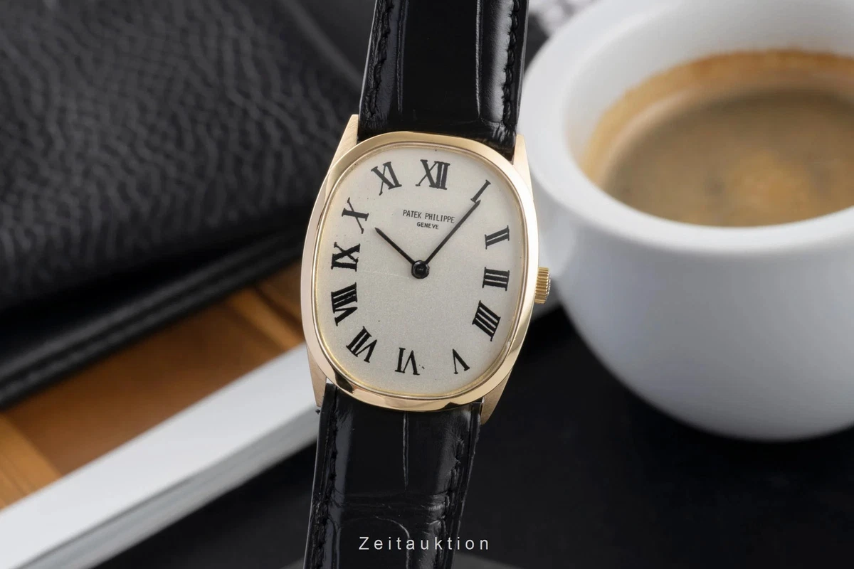 Patek Philippe Ellipse d ́Or 18K (0,750) Oro Cuerda Manual Hombre Ref 3546 Vintage
