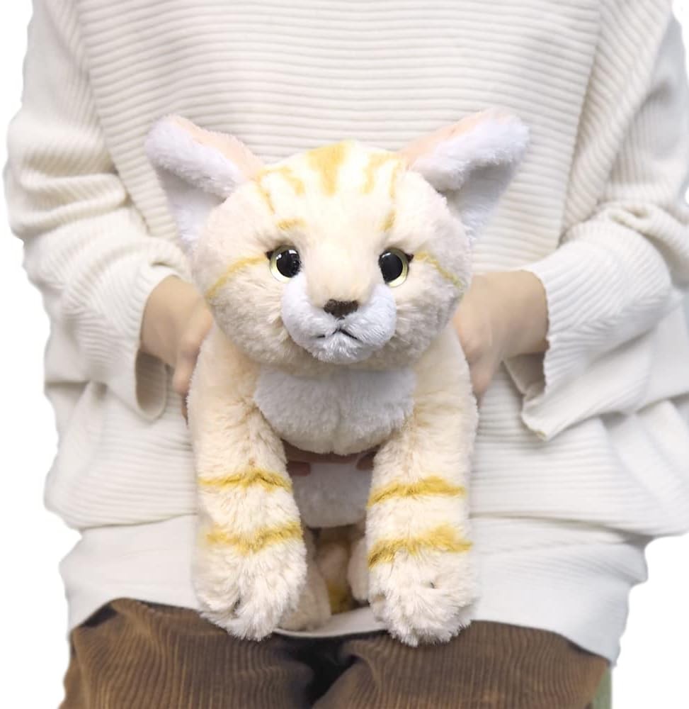 Sun Lemon Lap-Sized Sand Cat Plush Doll S Size 40cm Knee Series