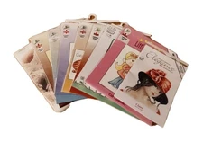 HERITAGE CRAFTS CROSS STITCH CHART LIT, CLAYTON, UNDERHILL & MORE LOT, NOS