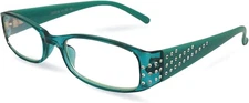 OPTIPAK Rhinestone Readers Blue Light Blocking Computer Glasses for Men & Women