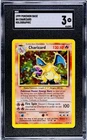 1999 Pokemon Base Set Charizard Holo #4 SGC 3 EX WOTC Vintage / EXTREMELY RARE!!
