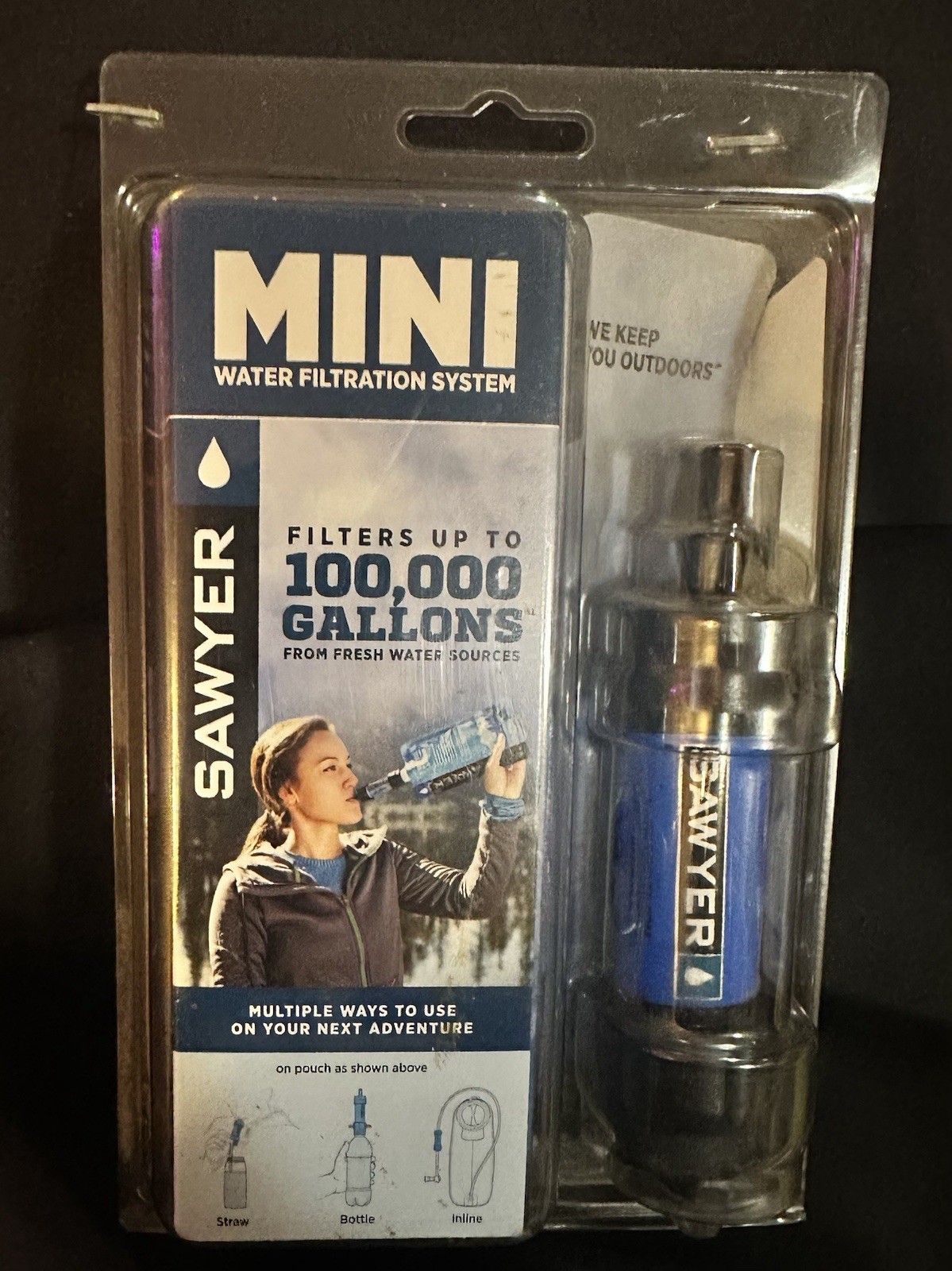 Sawyer SP128FC Mini Water Filtration System - Blue