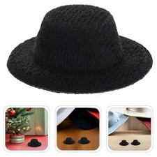 40 Pcs Mini Top Hat Diy Tiny Hats Doll Accessory Small for Crafts
