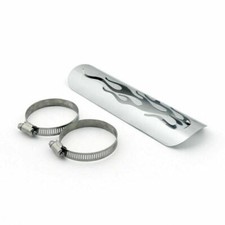Flame Wache Auspuff Rohr Hitzeschild Abdeckung für Kawasaki chopper Cruisers