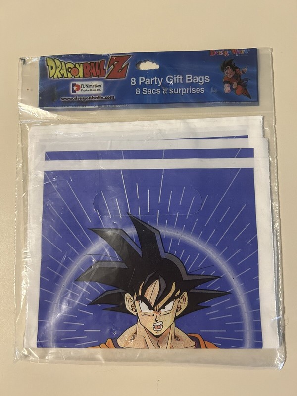 Party Bags Dragonball Z 2000 Funimation Licensed Pack Of 8