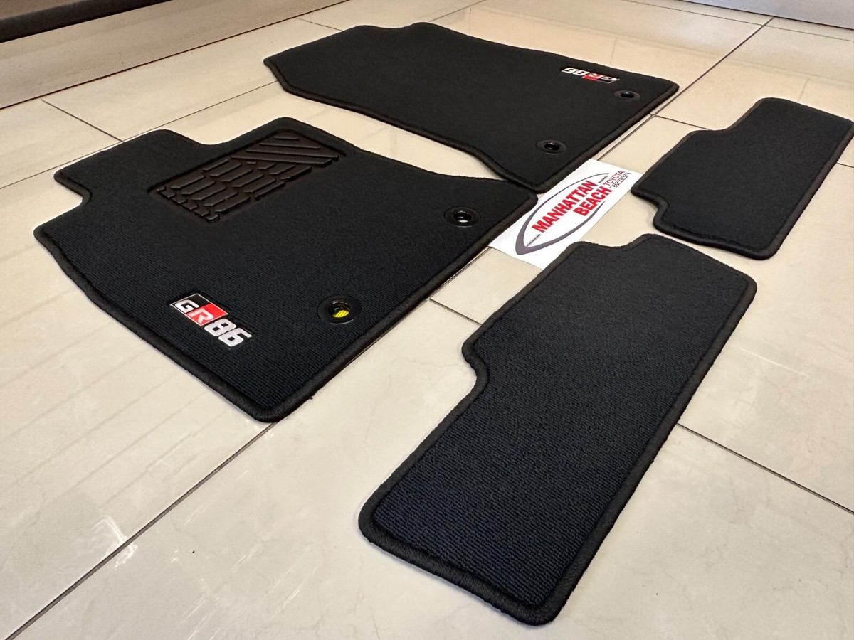 2022-2025 GR 86 Carpet FLOOR Mats BLACK PT919-18221-20 GENUINE