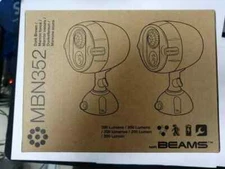 Mr Beams Spot Light System Networked Wireless Motion Sensing Outdoor LED 2 Pack