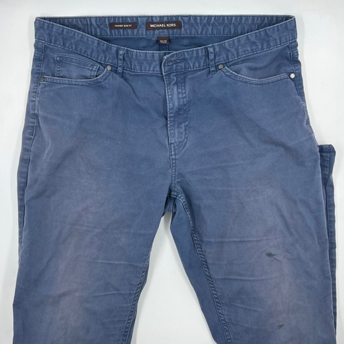 Michael Kors Mens Parker Slim Fit Chino Pants Size 36/32 Cotton Stretch