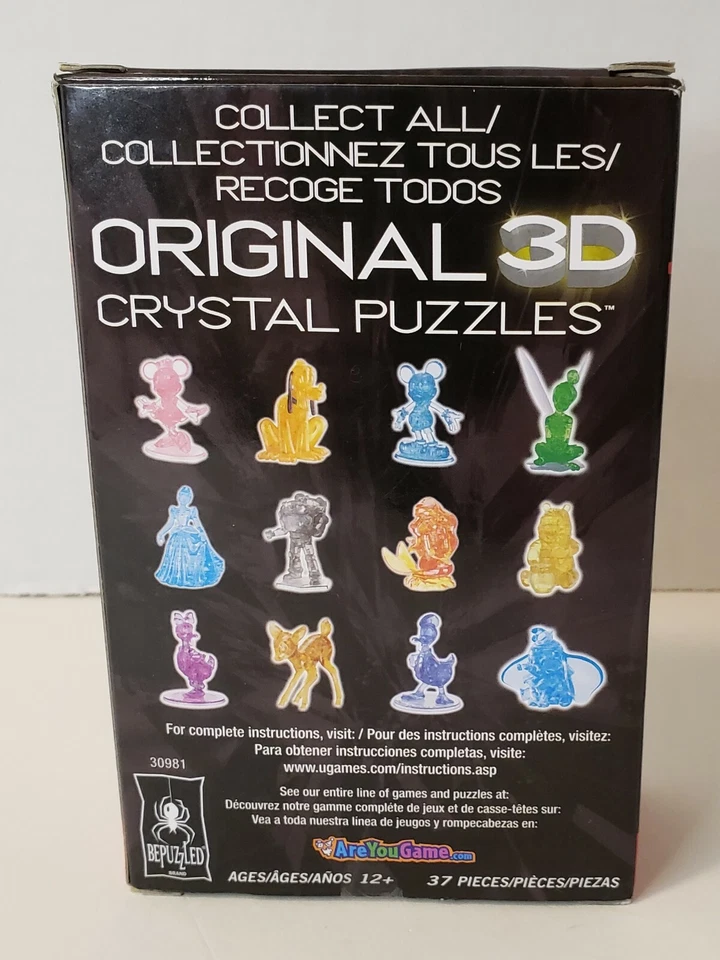 Rompecabezas Cristal 3D Original Disney Mickey Mouse 37 Piezas Foto 2 de 4