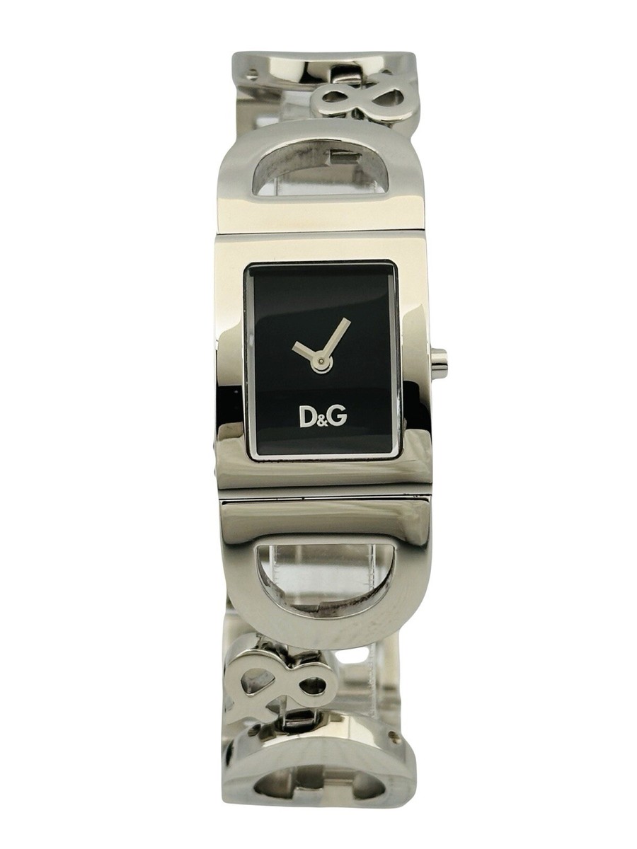 Dolce & Gabbana DW0499 Ireland D&G Link Bracelet Black Dial
